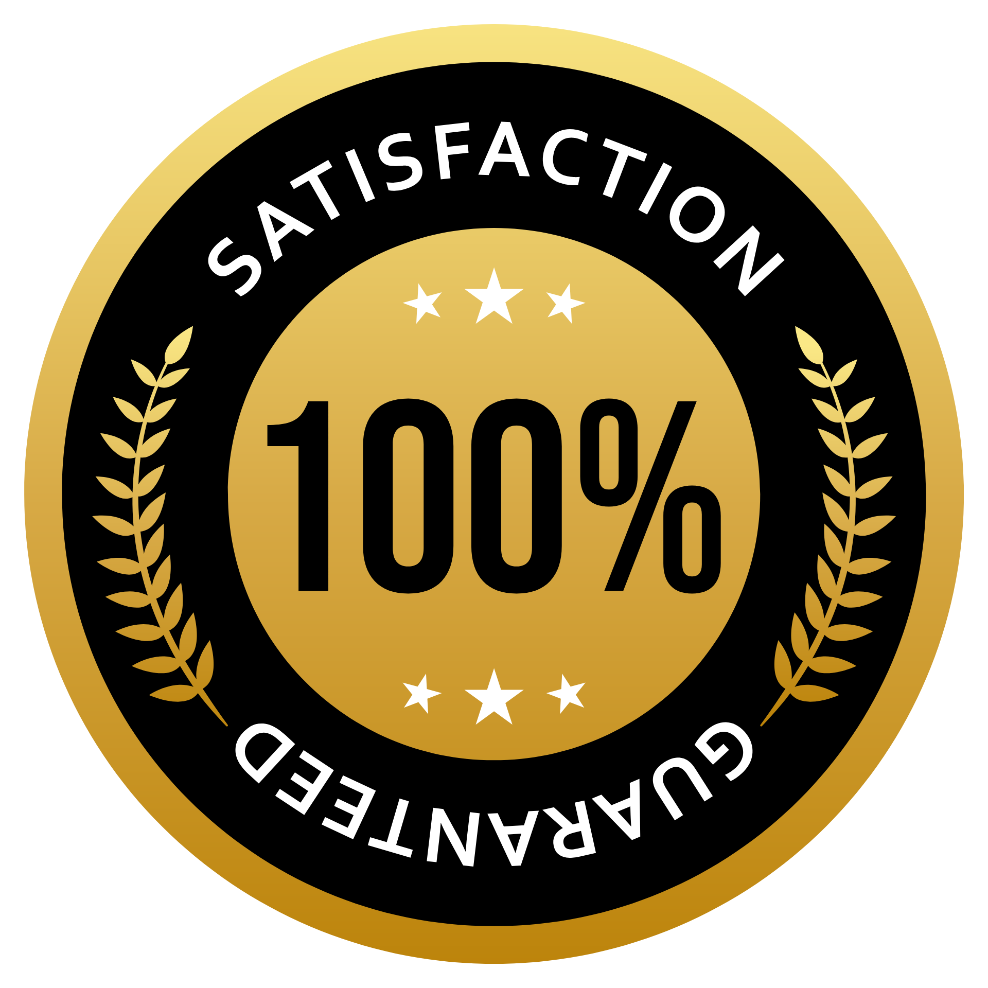 Selo de satisfação 100% garantida