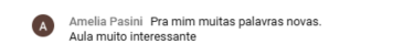 Depoimento de Amélia Pasini