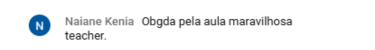 Depoimento de Naiane Kenia